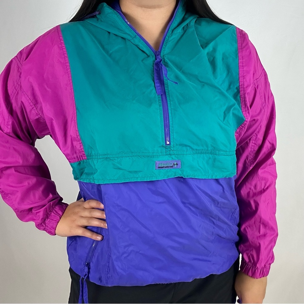 Columbia Retro Colorblock Windbreaker